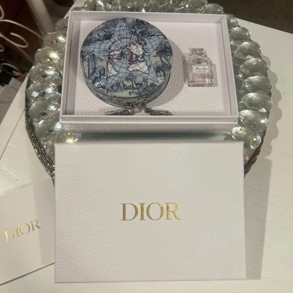 Dior Gift Set with Mini Perfume and Jewelry Case